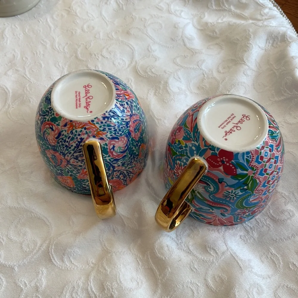 Two Lilly Pulitzer Mugs